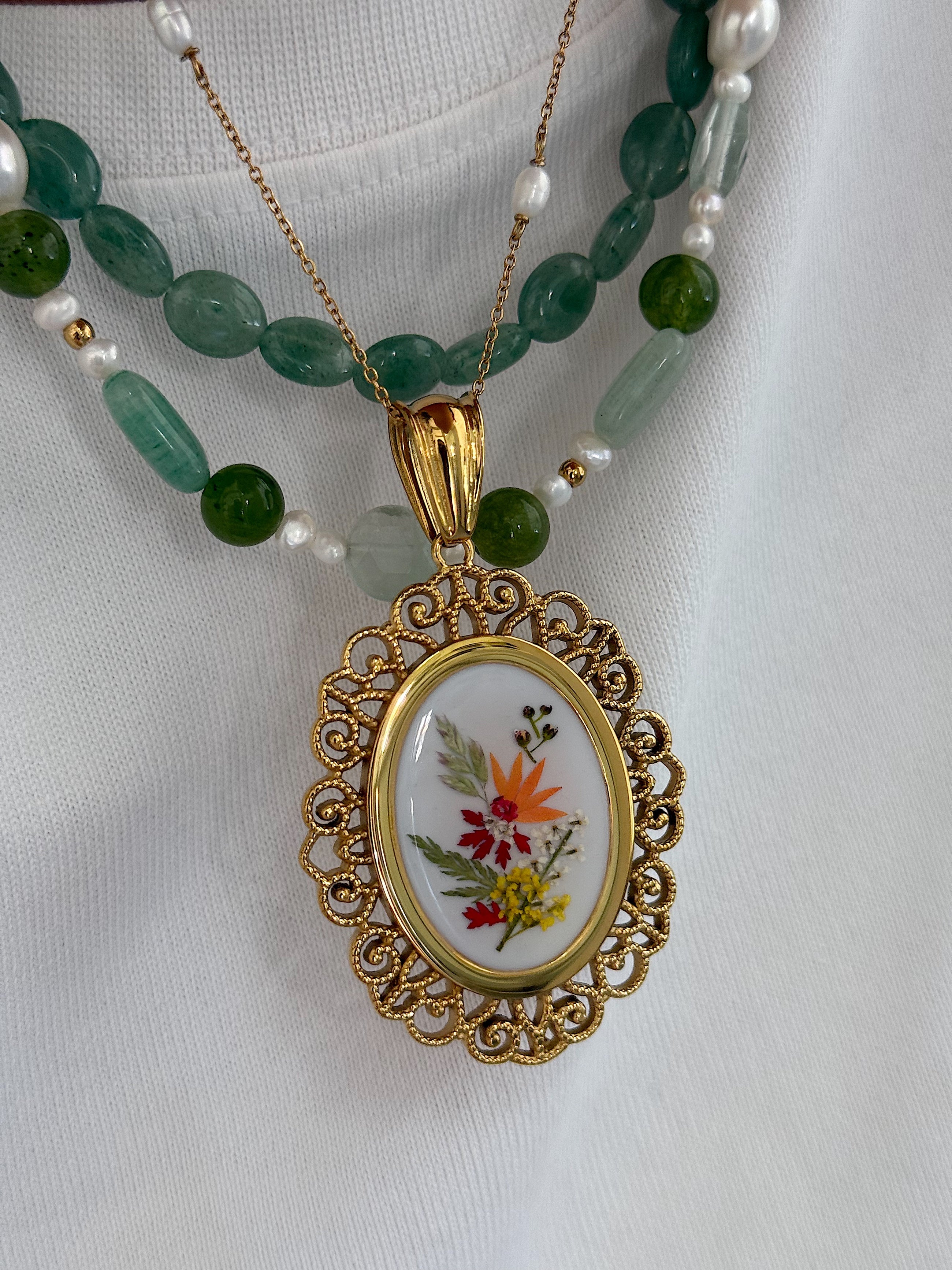 Verdant Blossom Necklace