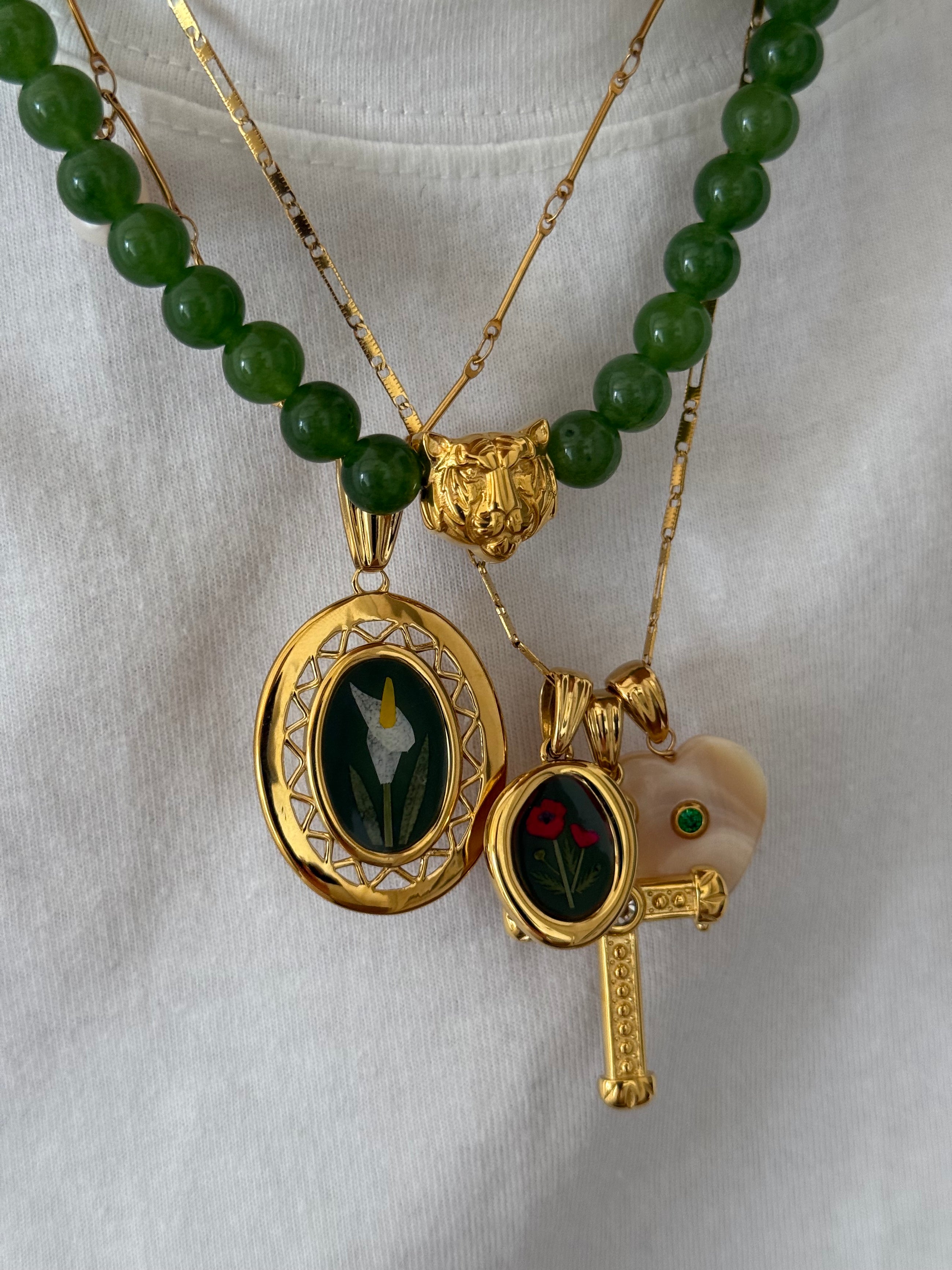 Heart Pearl Pond Pendant