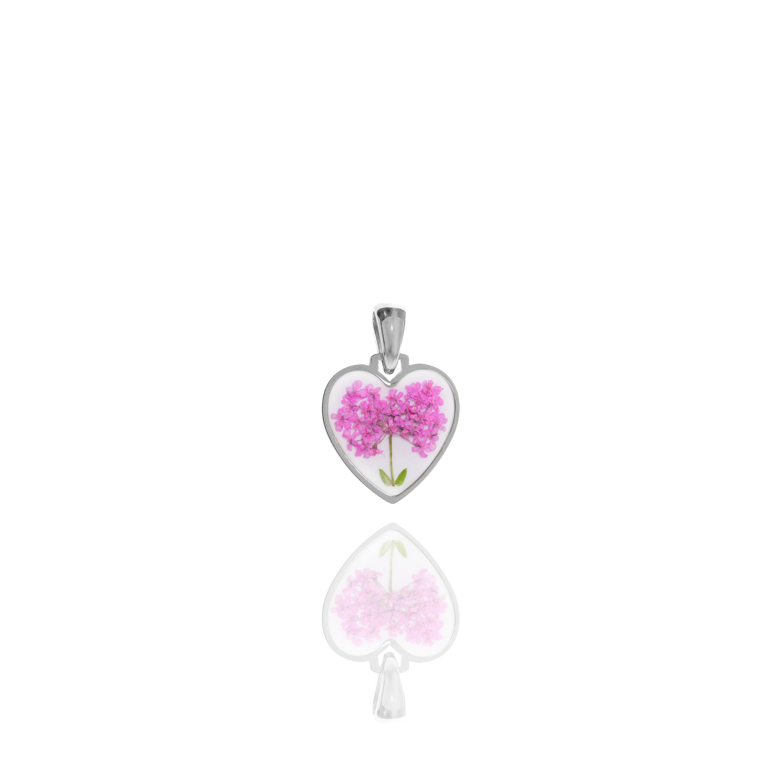 Magenta Petals Pendant, Petit