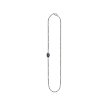 Collar con Base Ovalada y Piedra