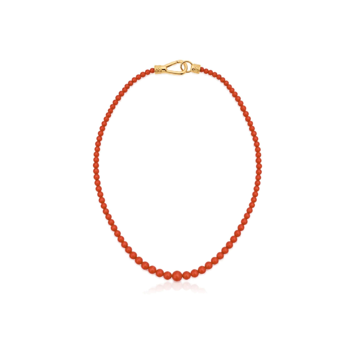 Dégradé coral necklace