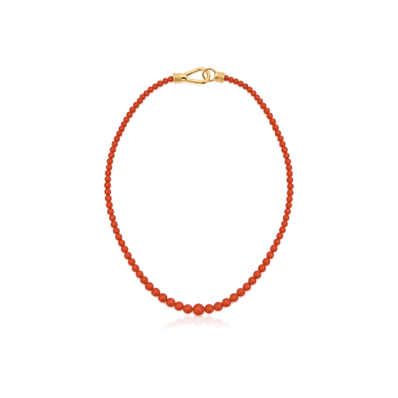 Collier in corallo dégradé