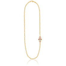Halskette mit Tulpe und personalisierbarer Basis