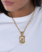 Collana con maglie alternate