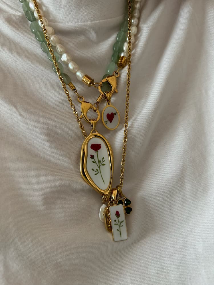 Aurora Pendant In Pink