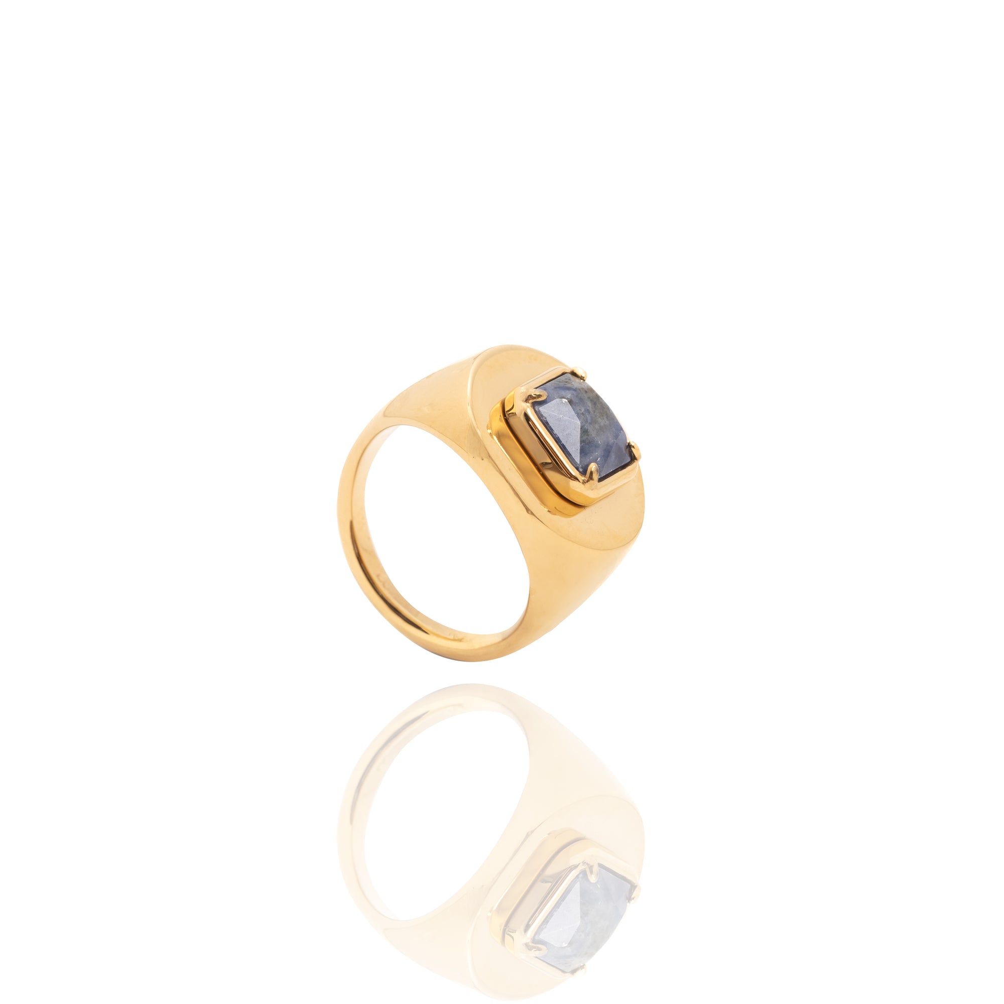 Anello con Pietra Blu