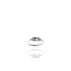 Anello con agata verde