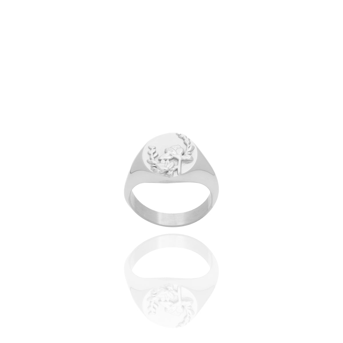 Floral Pinky Ring