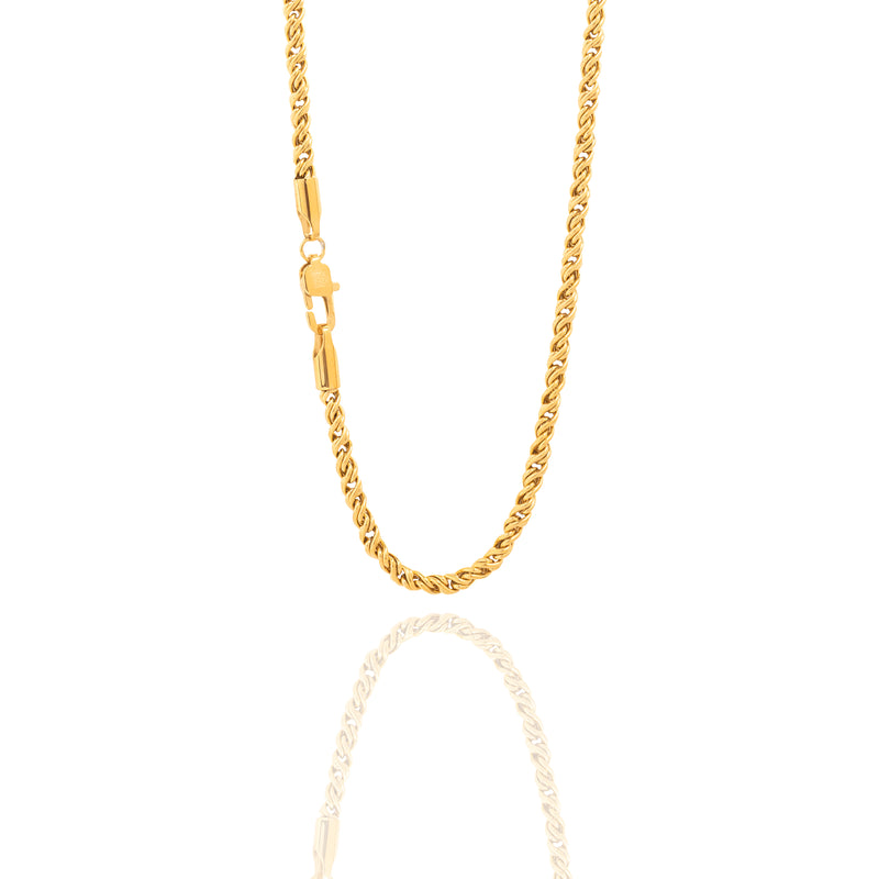 Golden Braid Necklace