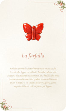 Farfalla in corallo