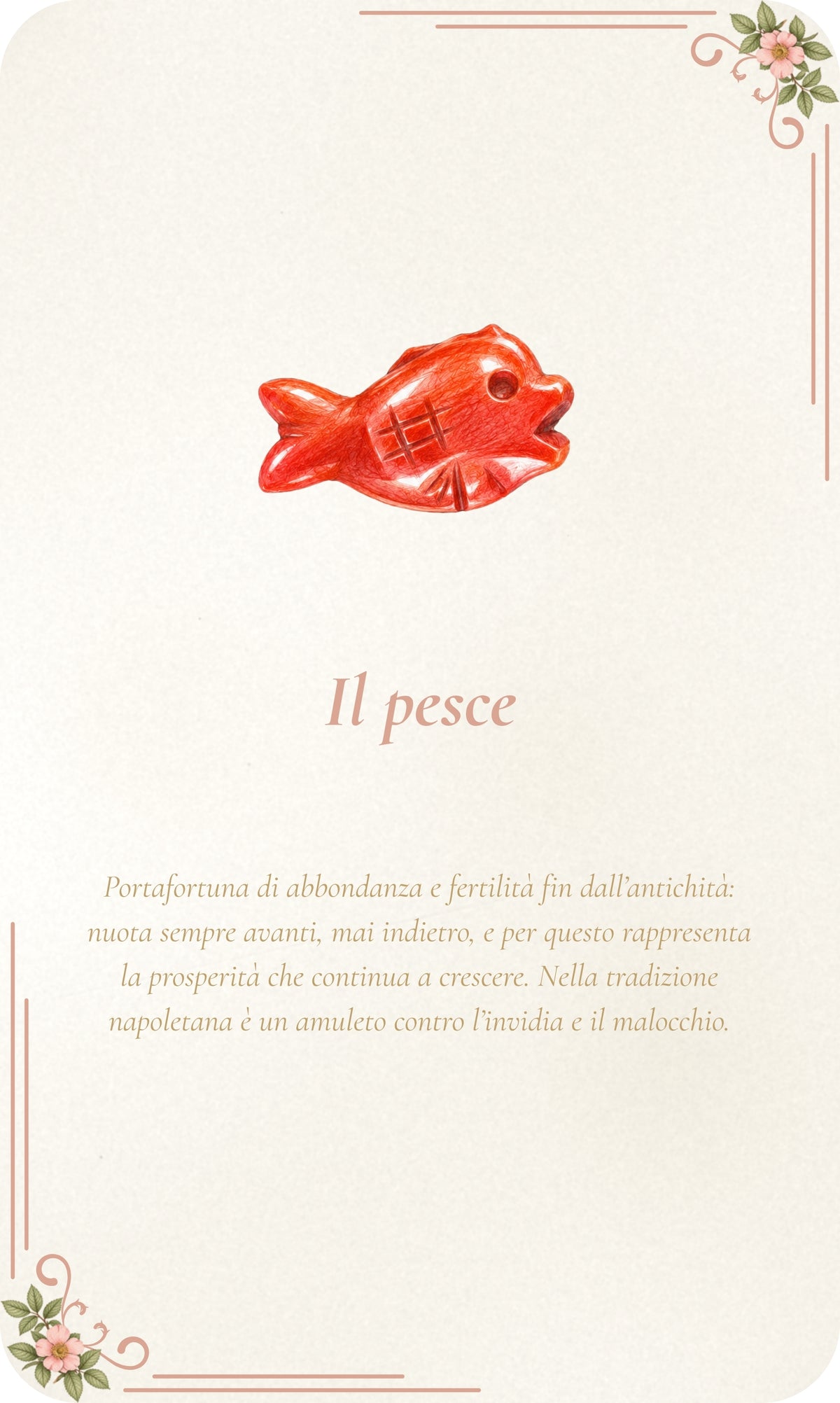 Pesce in corallo