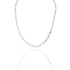 Collana con maglie alternate