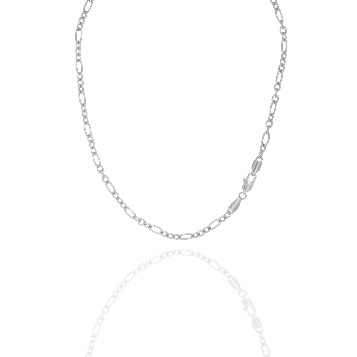 Collana con maglie alternate