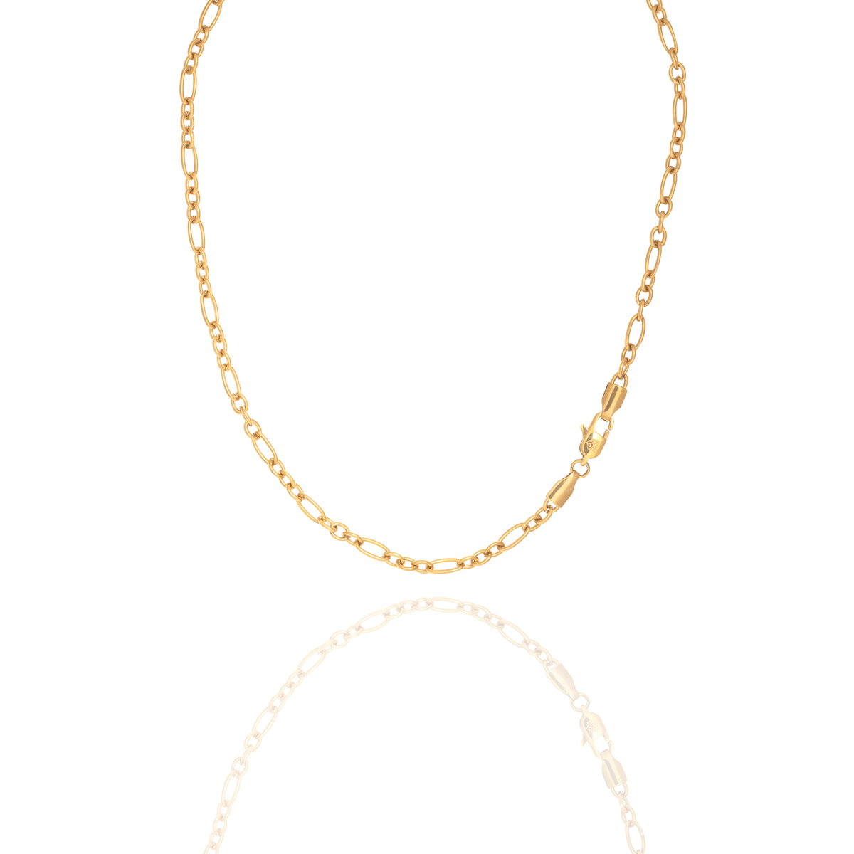 Collana con maglie alternate