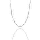 Collana con maglia fiocchetto