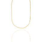 Collana con maglia ovale
