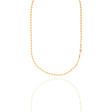 Collana con maglia ovale
