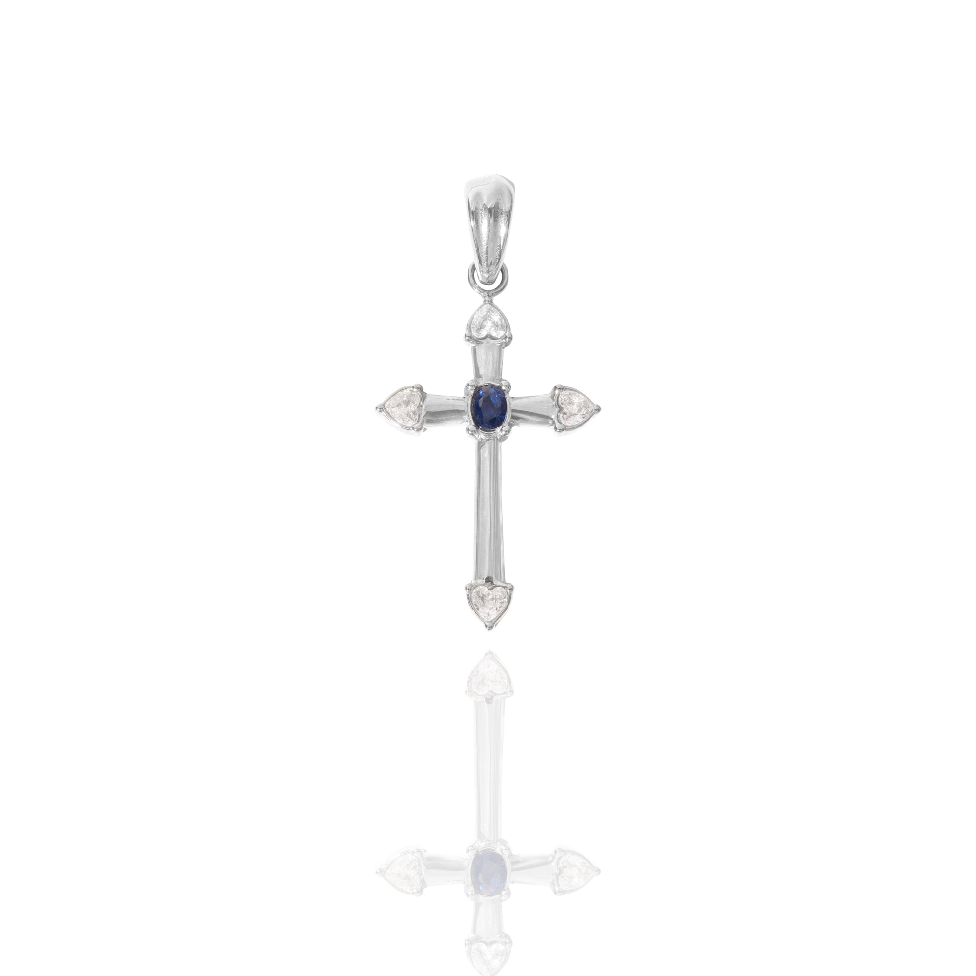 Colgante Cruz con Swarovski