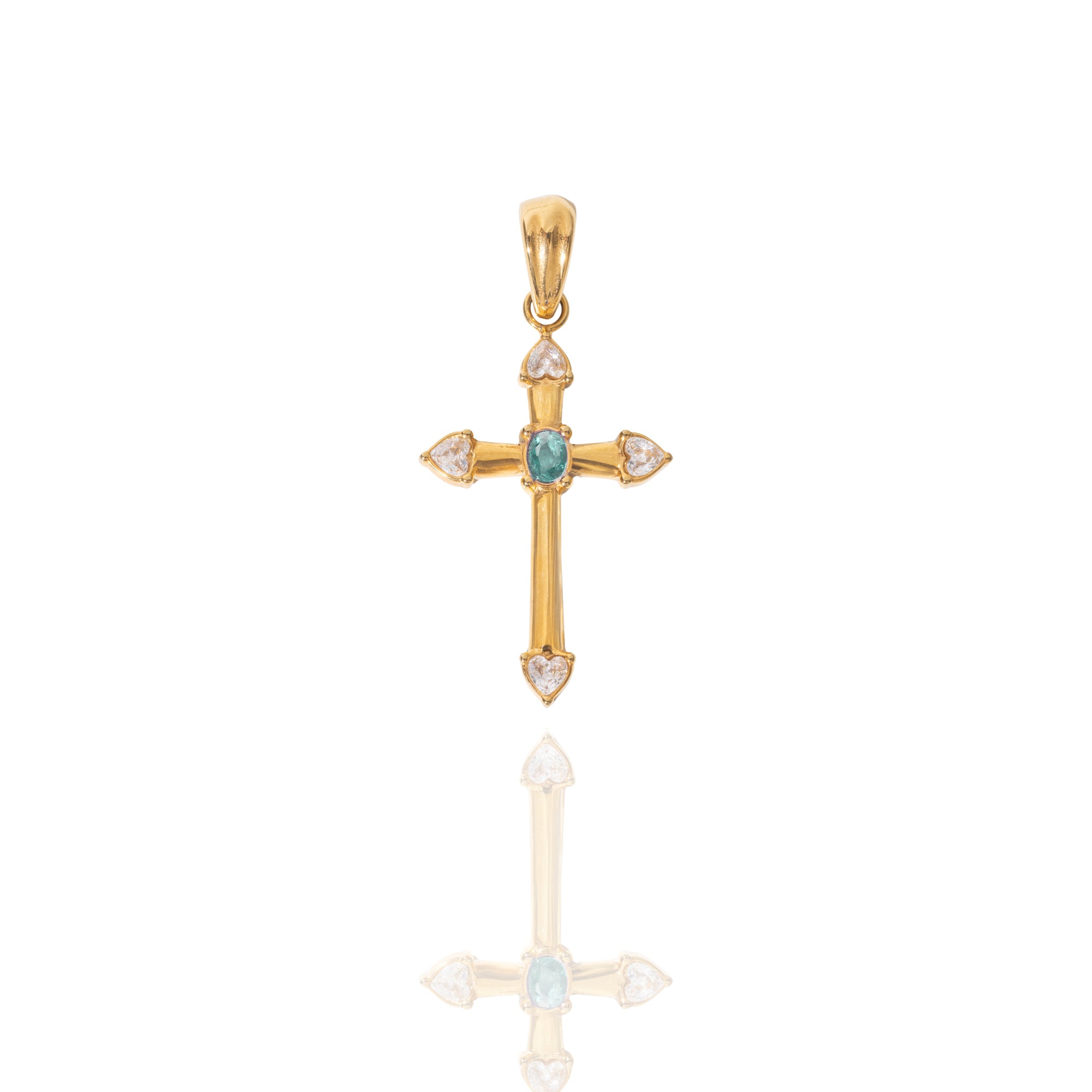 Ciondolo Croce con swarovski