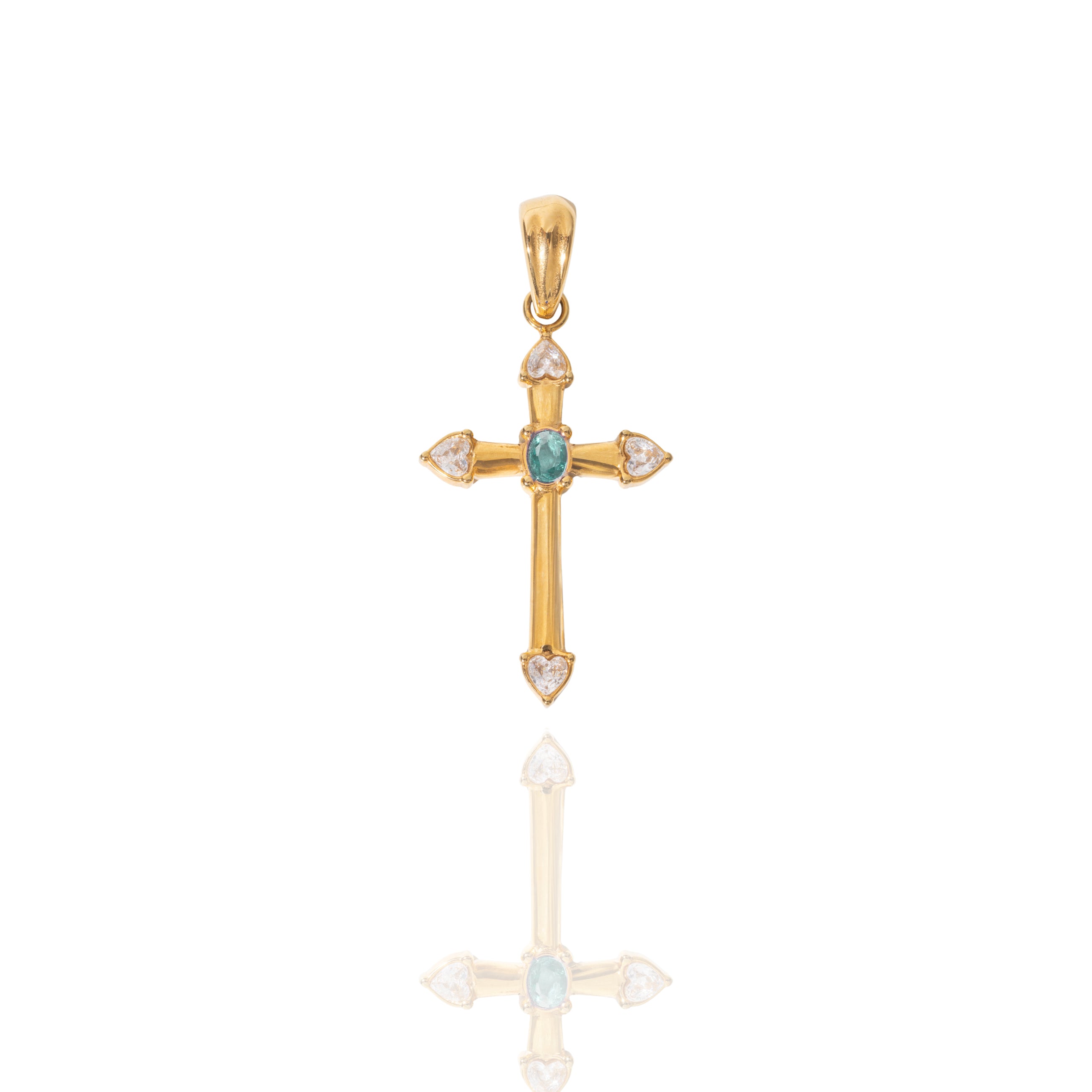 Ciondolo Croce con swarovski