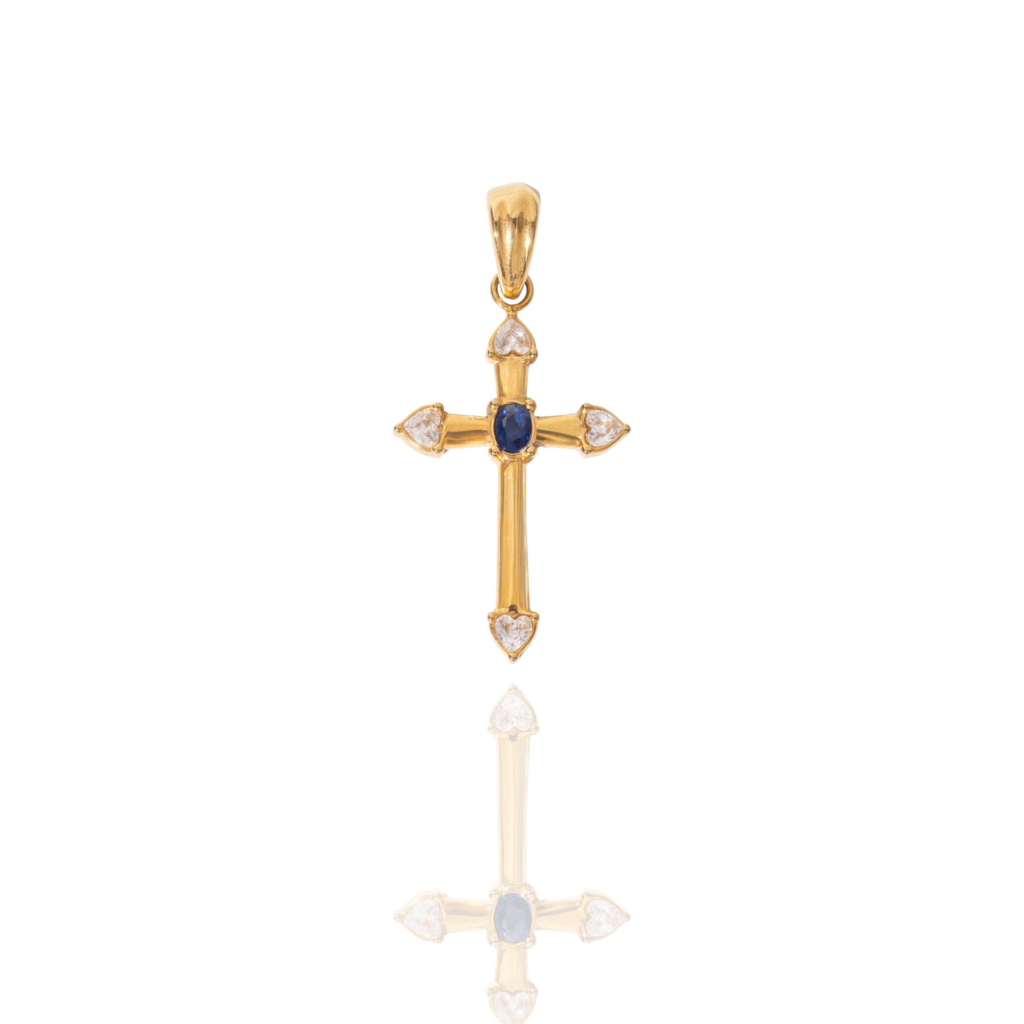 Colgante Cruz con Swarovski