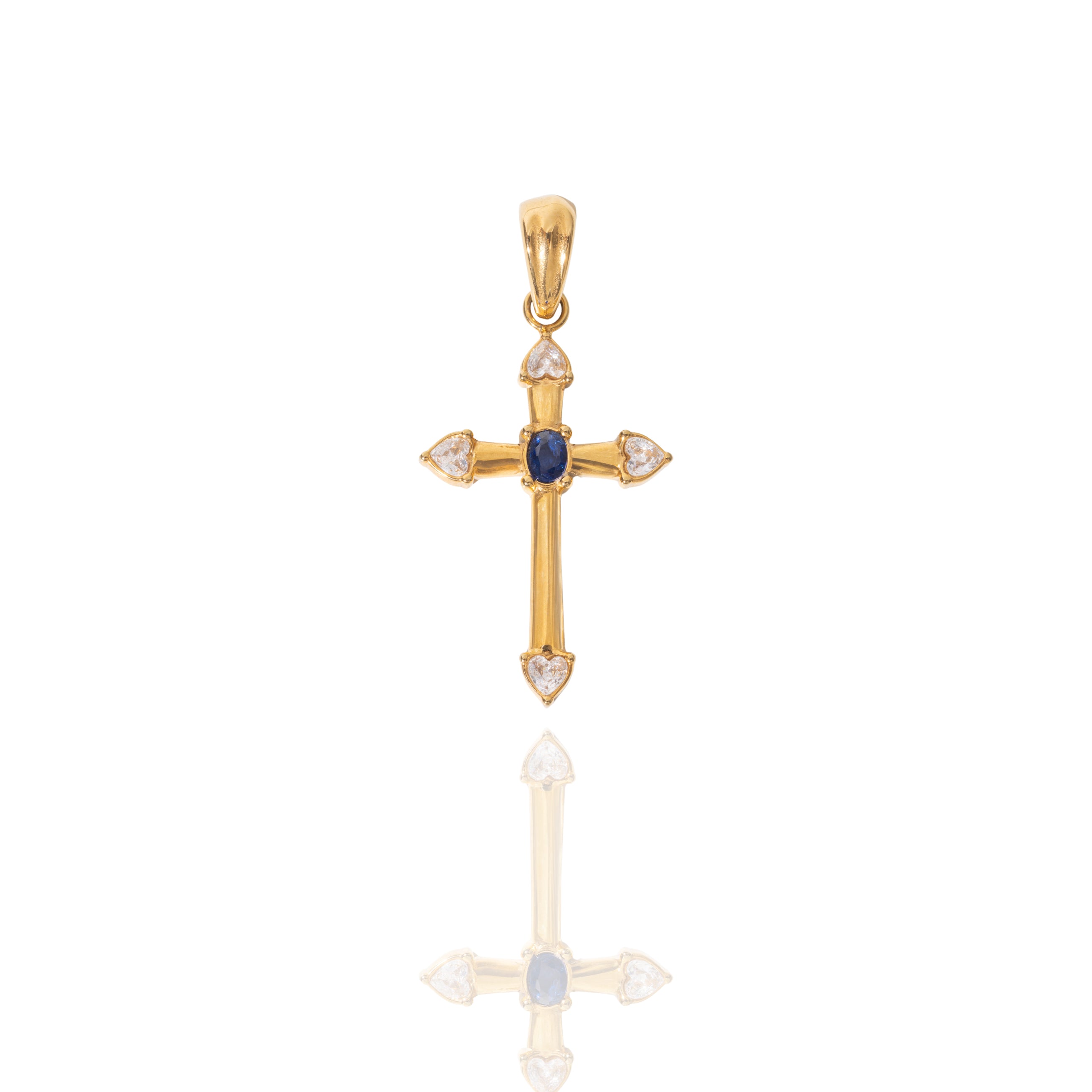 Colgante Cruz con Swarovski