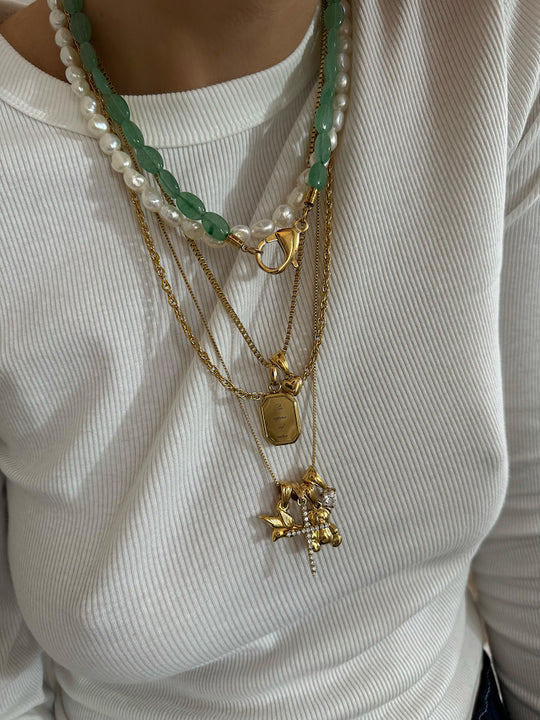 Ciondolo Tiny Heart (Strass)