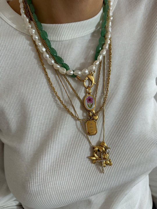 Ciondolo Tiny Heart (Strass)