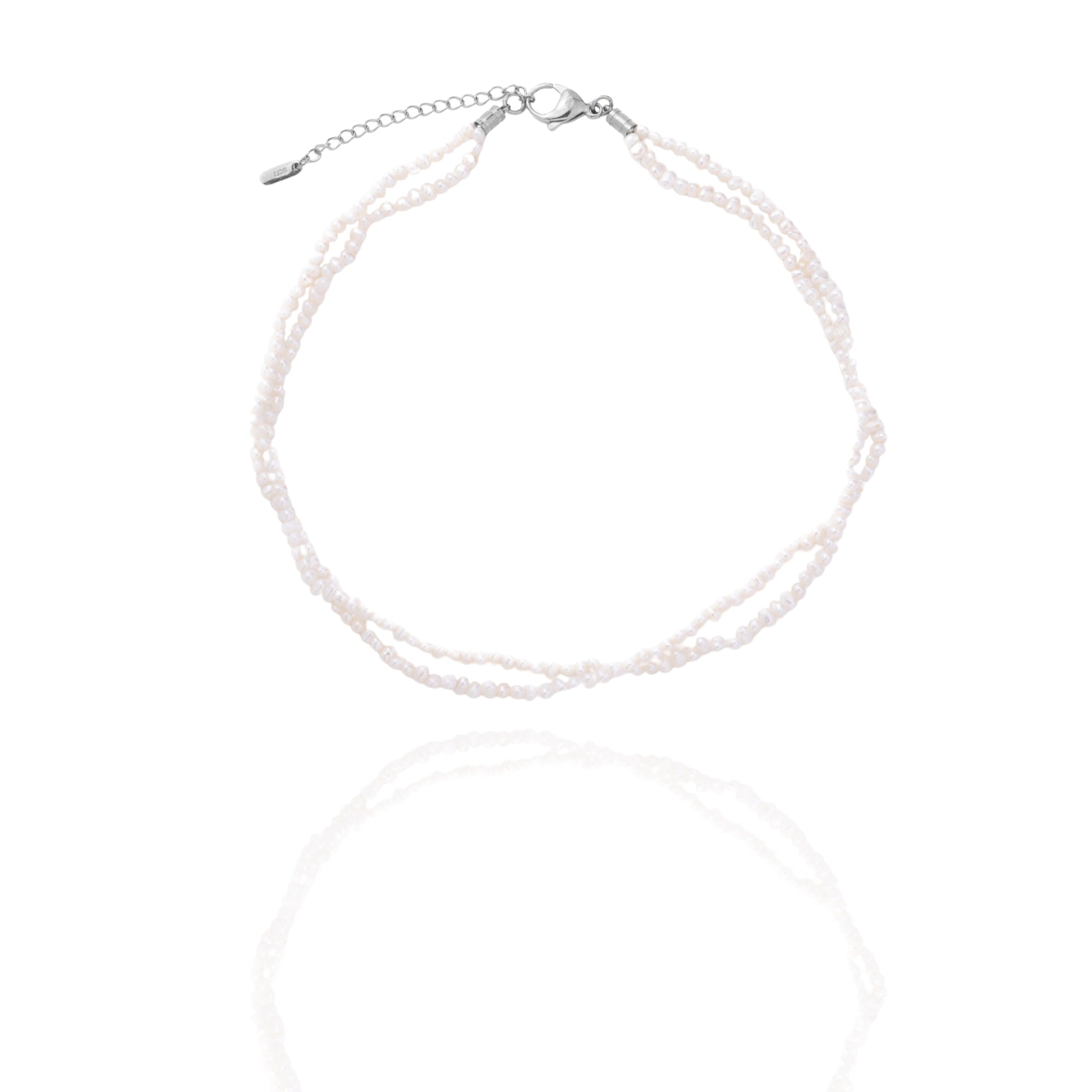 Cascade Pearl Choker