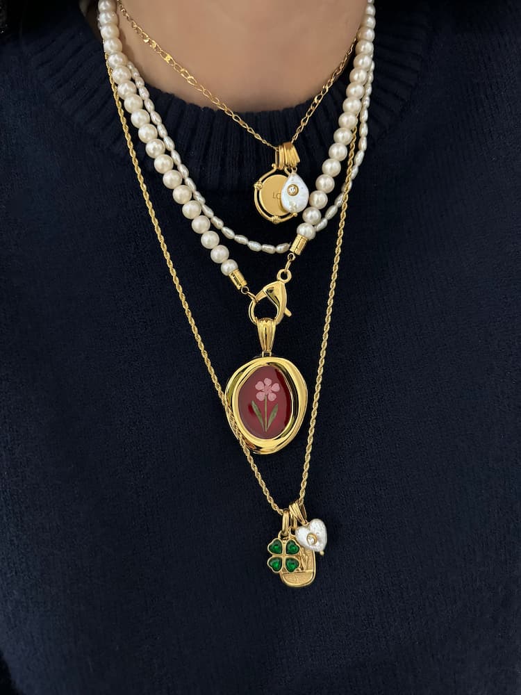 Collanina Golden Link