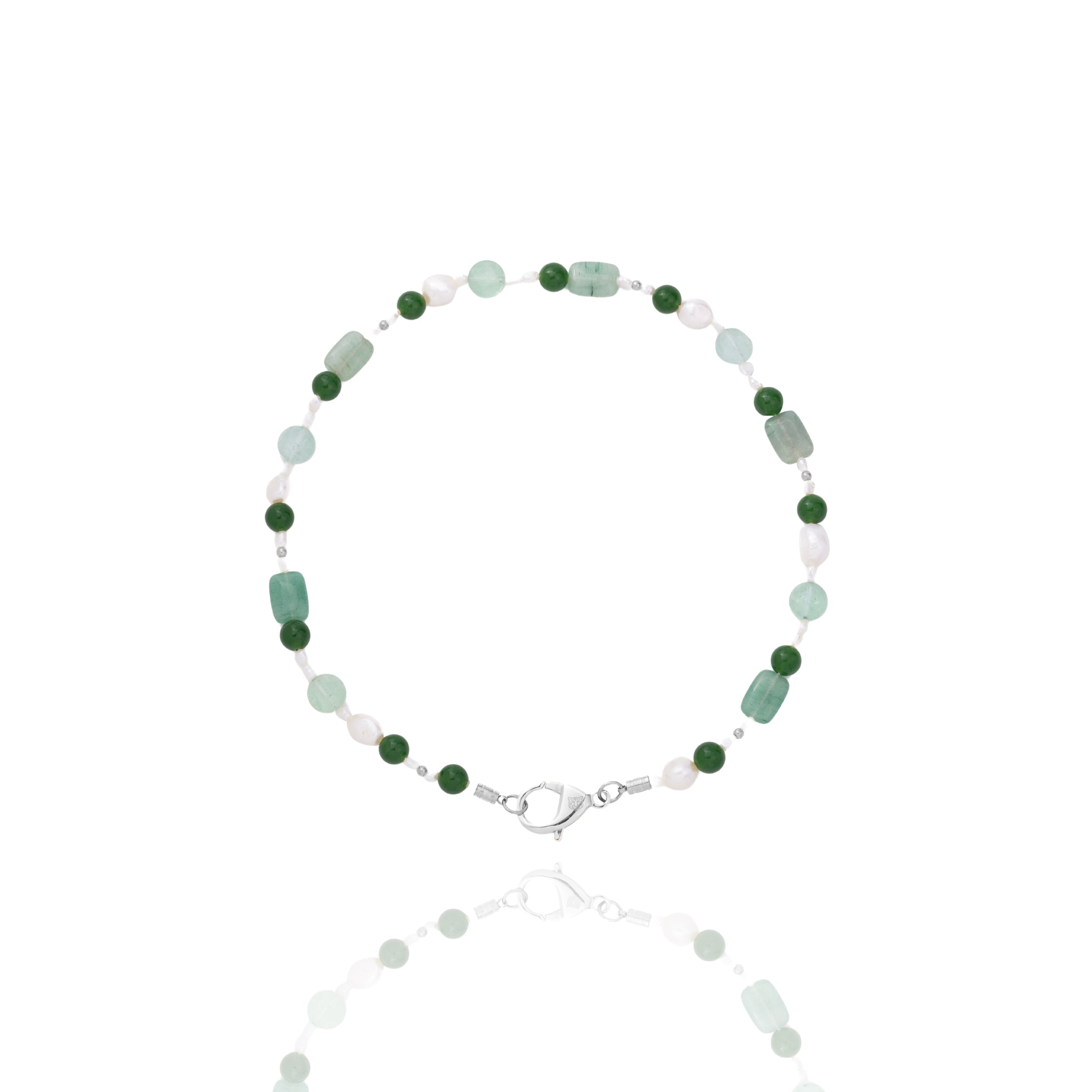 Collier Fleur Verdoyante