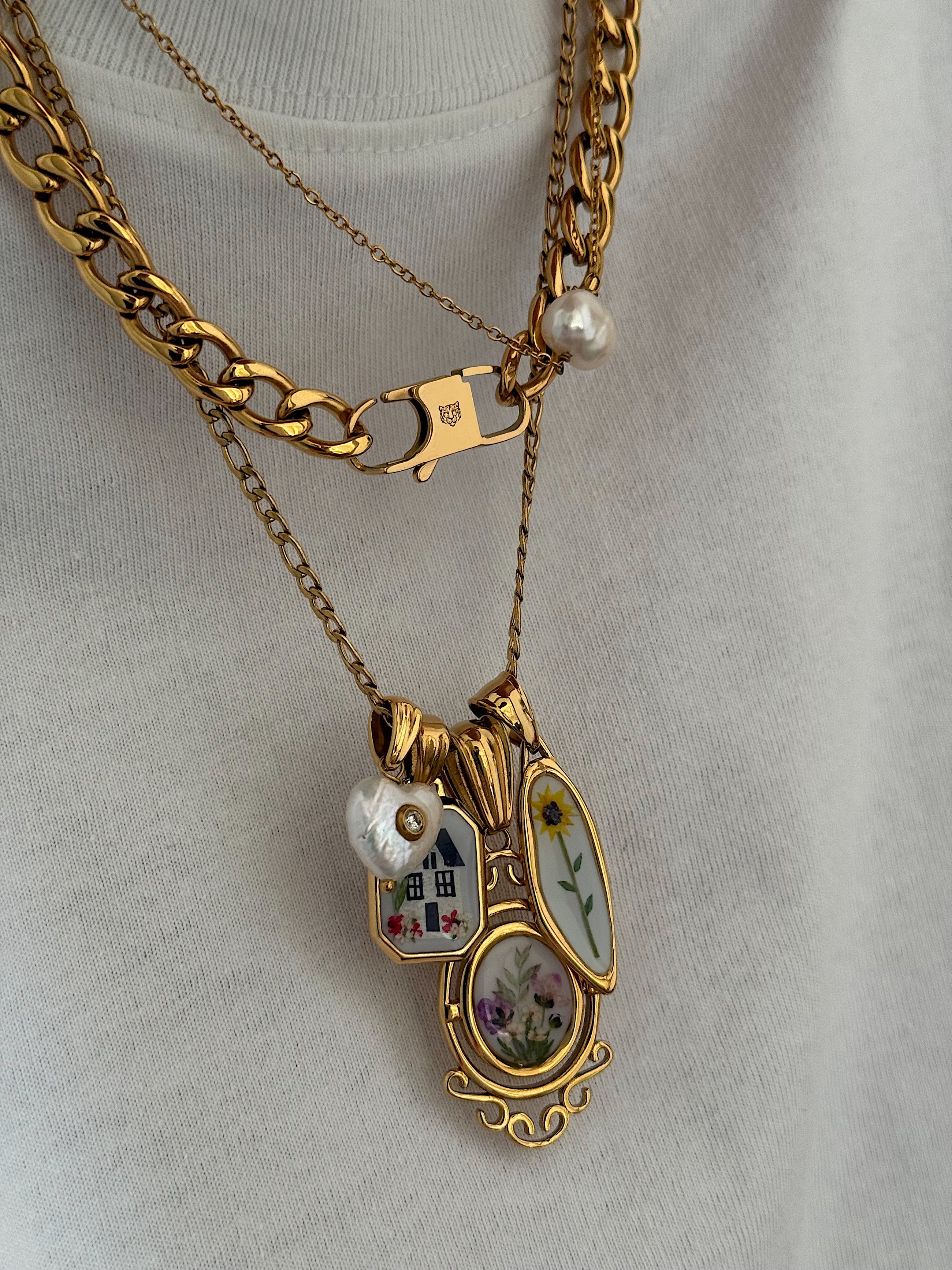 Ciondolo Violettes Vintage-R