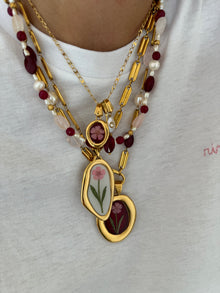 PEARLS IN FIRE Necklace