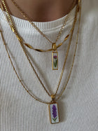 Lavender Blossom Pendant