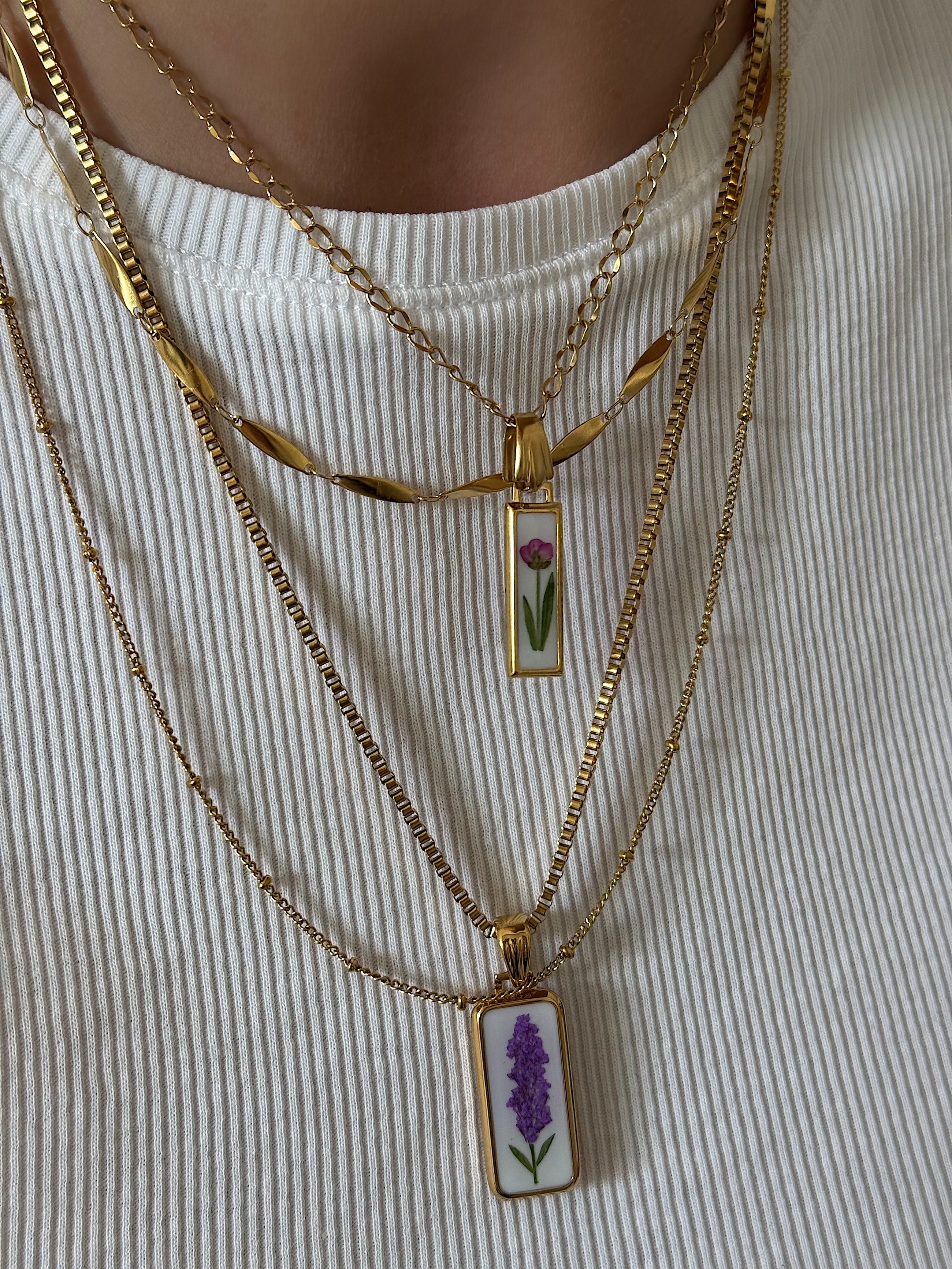 Lavender Blossom Pendant