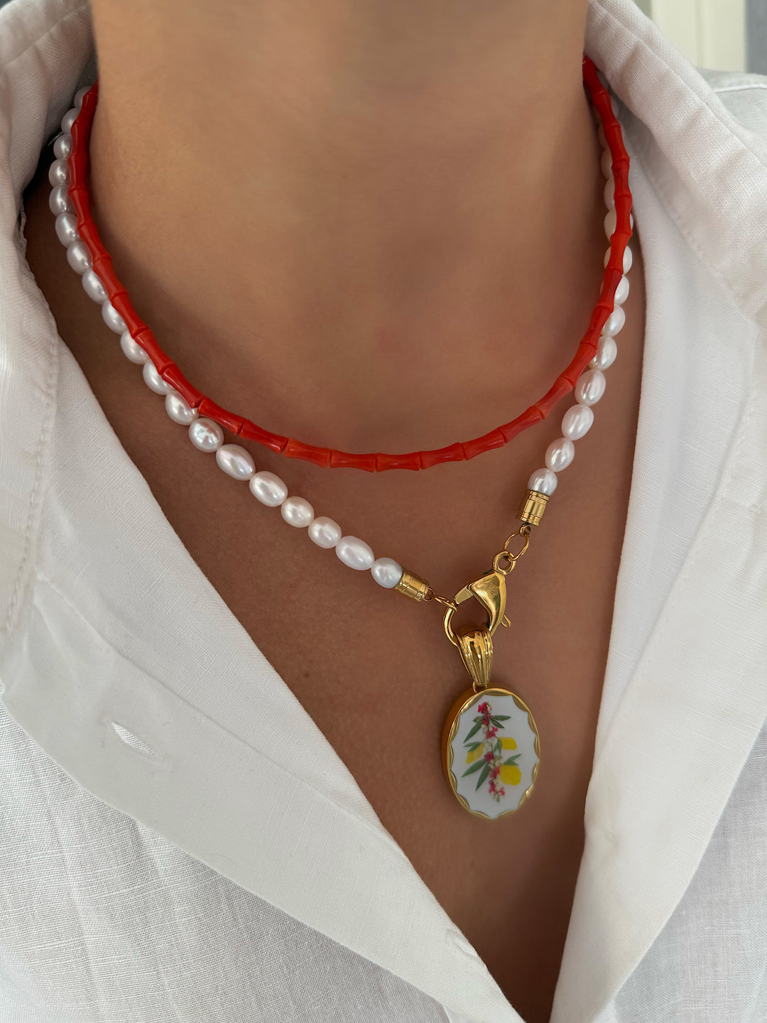 Collier Coral Bloom