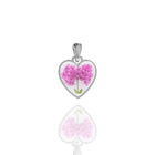 Magenta Petals Pendant, Petit