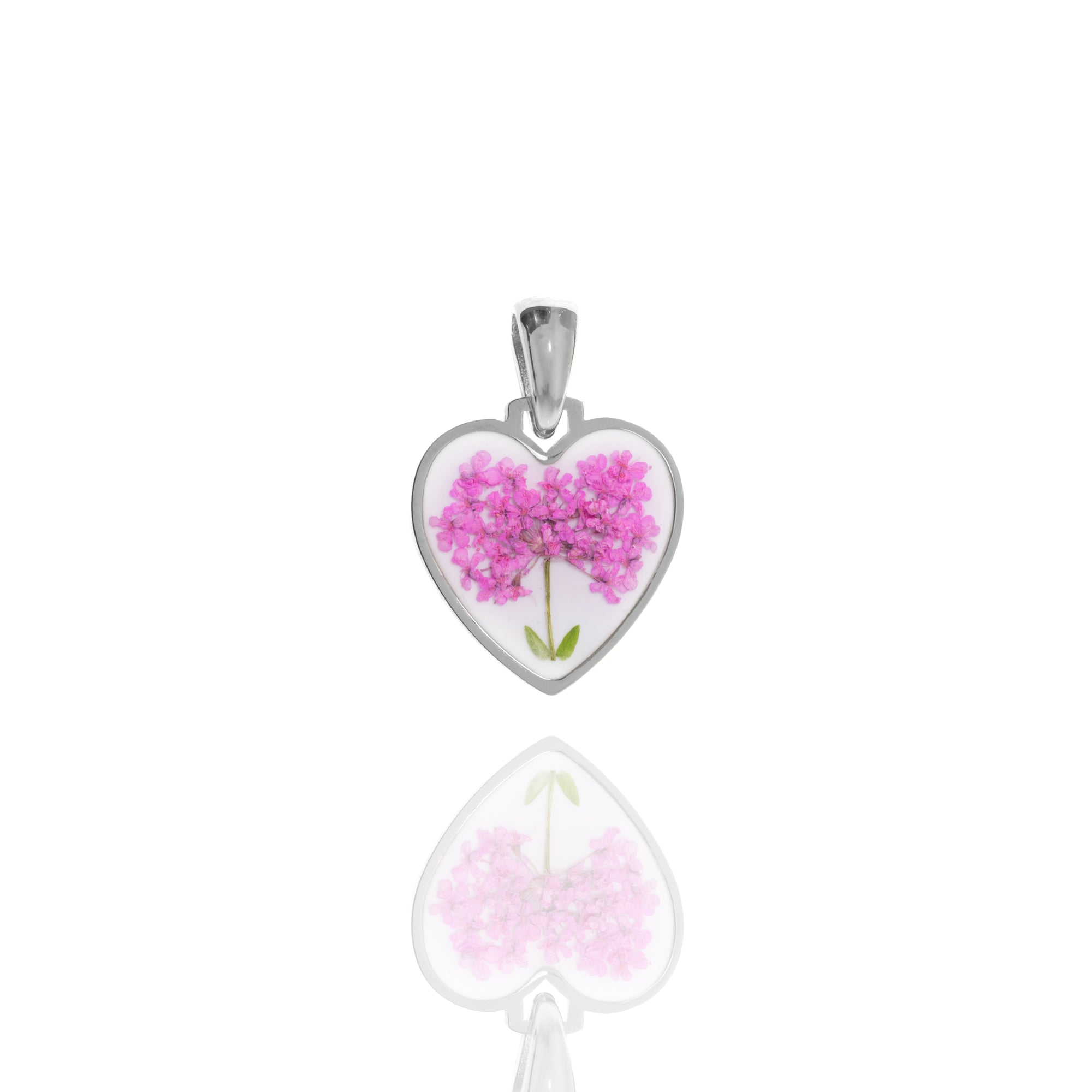 Magenta Petals Pendant, Petit
