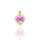 Magenta Petals Pendant, Petit