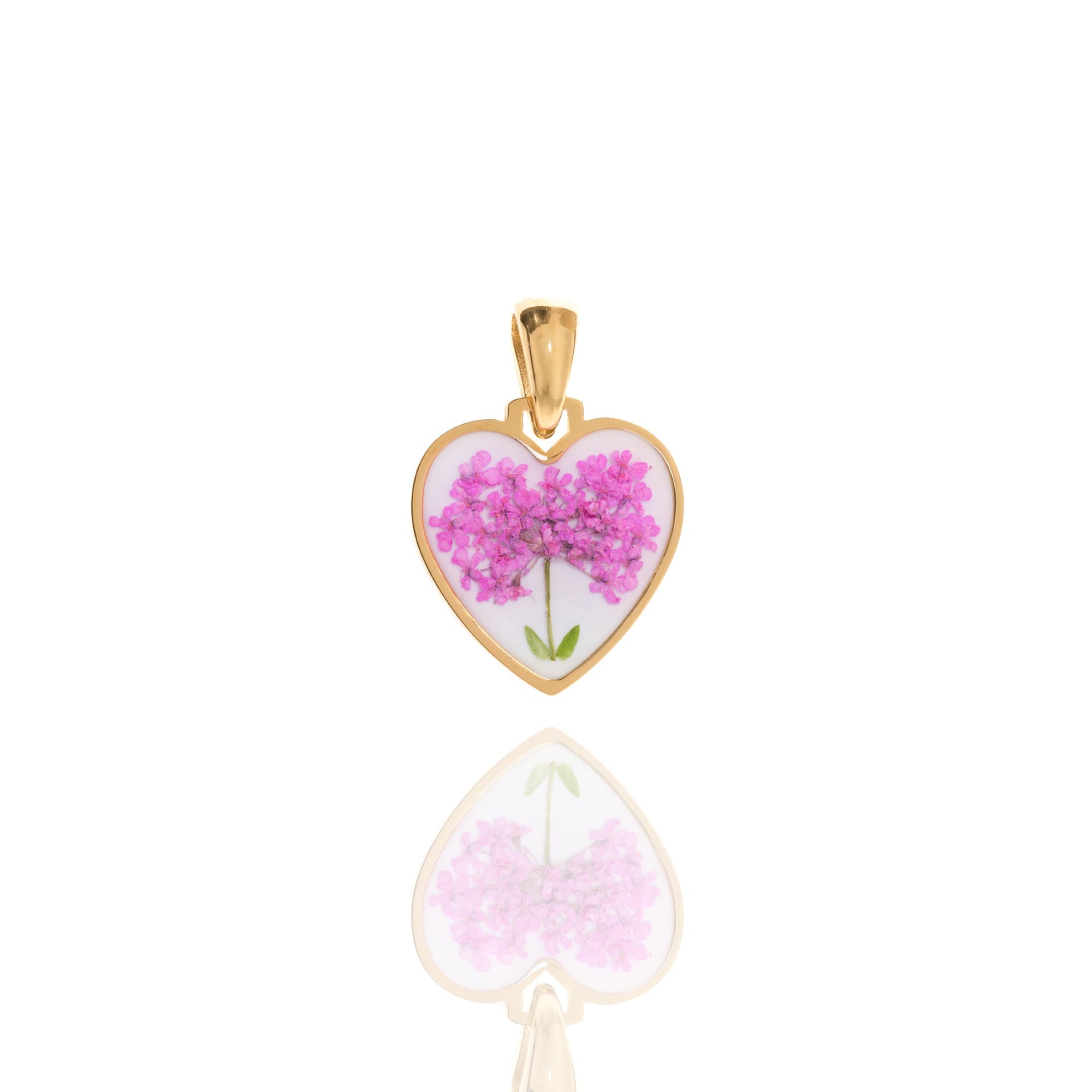 Magenta Petals Pendant, Petit