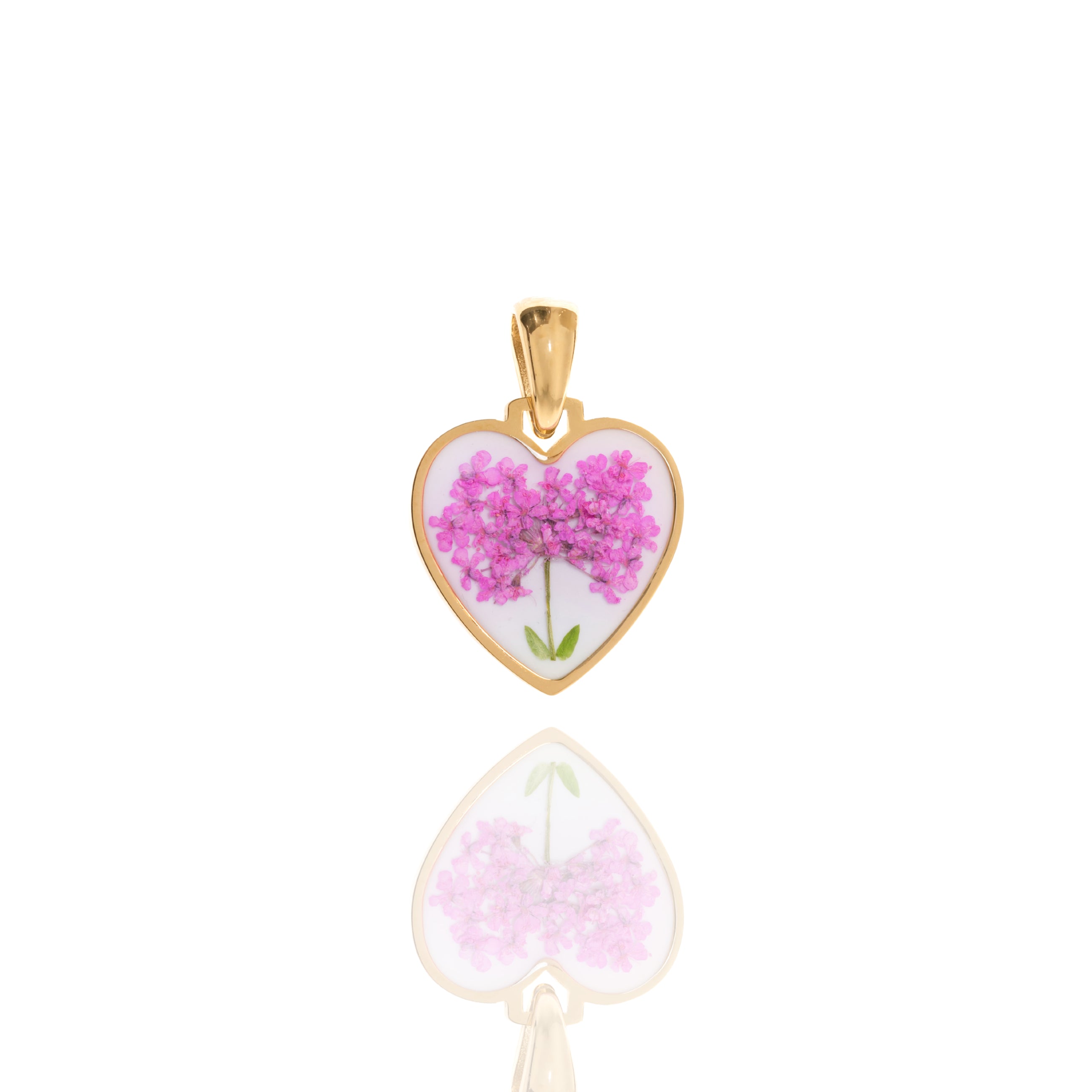 Magenta Petals Pendant, Petit