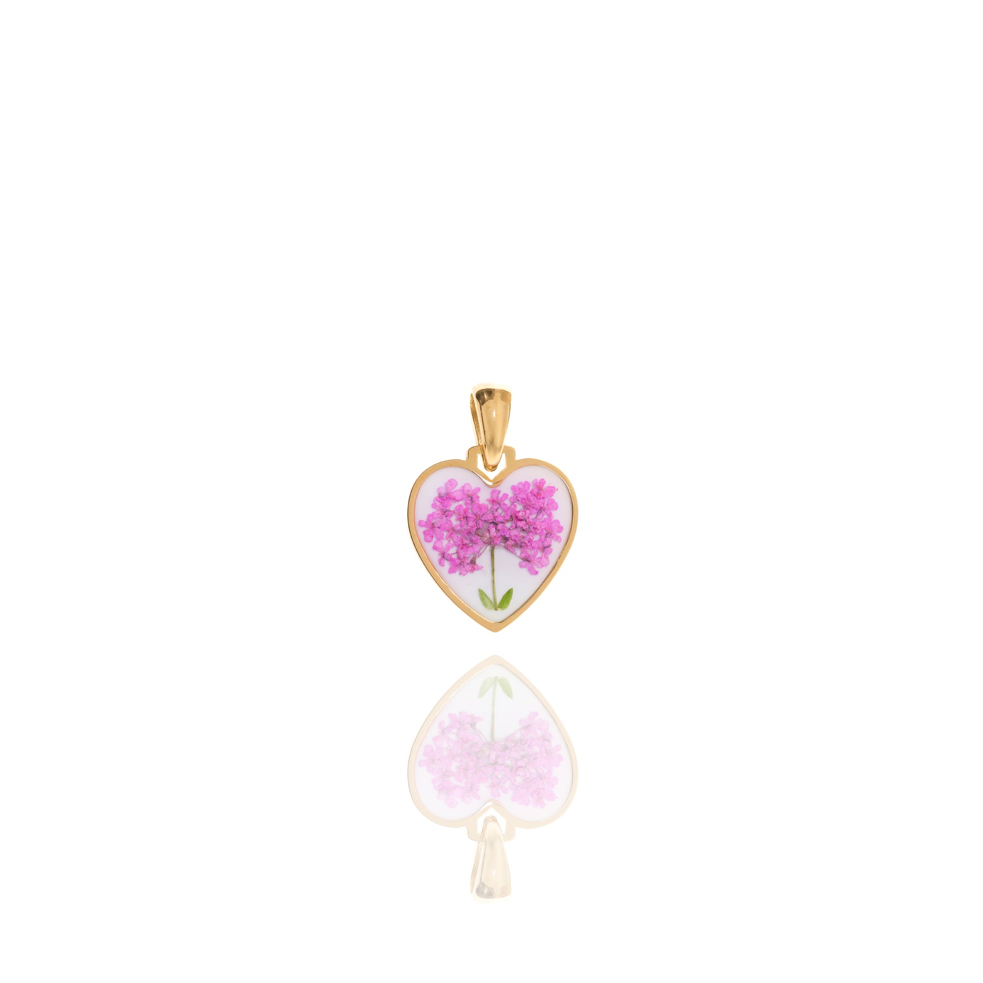 Magenta Petals Pendant, Petit