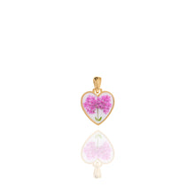 Magenta Petals Pendant, Petit