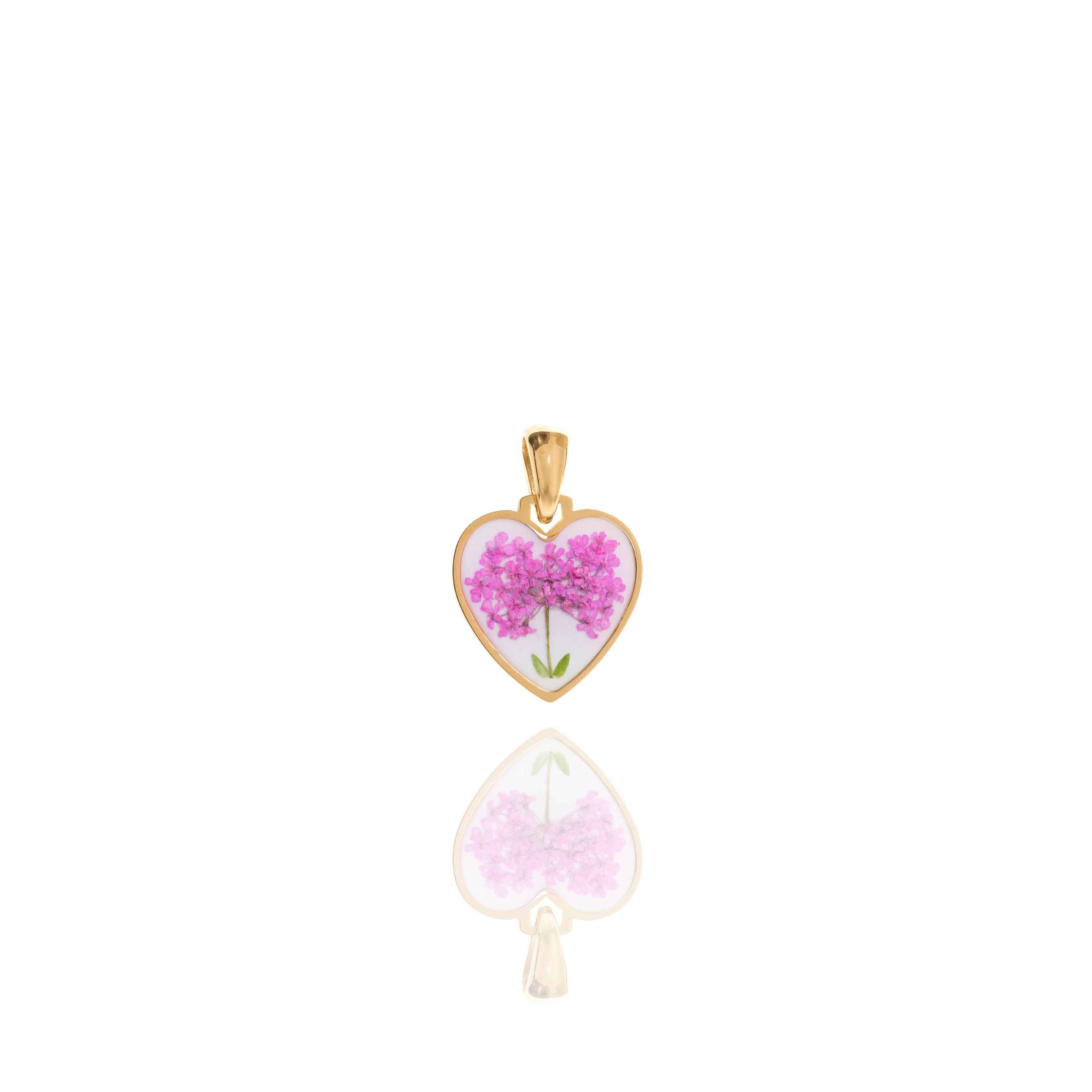 Magenta Petals Pendant, Petit