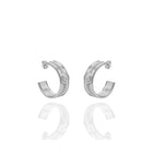 Boucles d'oreilles avec médaille Tigre