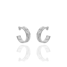 Boucles d'oreilles avec médaille Tigre