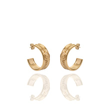 Boucles d'oreilles avec médaille Tigre