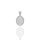 Ovaler Anhänger mit Calla-Lilie. (Limitierte Auflage)