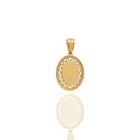 Ovaler Anhänger mit Calla-Lilie. (Limitierte Auflage)