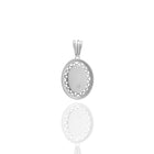 OVAL PENDANT WITH DAISY. (LIMITED)